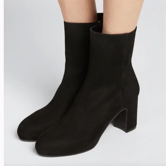 Stuart Weitzman black Gianella suede ankle boots - Picture 9 of 9